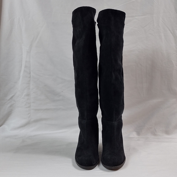 NWOT Lucky Brand Calypso Suede Tall Boot Size 5M - Picture 2 of 9